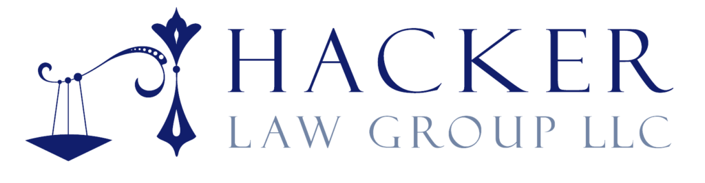 A green background with the words chace law group in blue.